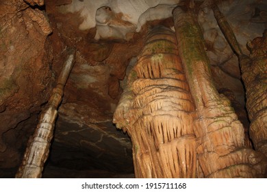 Limestone Cave Wall In Korea