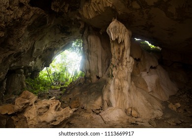 Limestone Caves In The Jungle, Belize