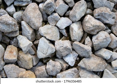 
Limestone Light Crushed Stone Close Up