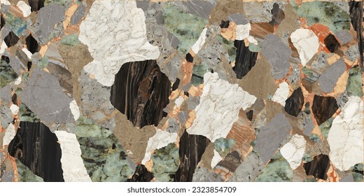 Limestone Marble Texture Background, High Resolution Italian Grey Effect Marble Texture For Abstract Interior Home Decoration Used Ceramic Wall Tiles And Floor Tiles Surface