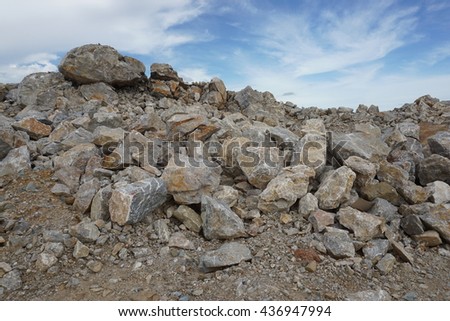 Limestone mining, Quarry