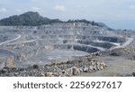 Limestone Quarry for Cement Factory, limestone mining.