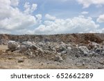 Limestone quarry, Mining.