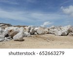 Limestone quarry, Mining.