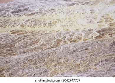 Limestone Terraces Made Of Calcium Oxide