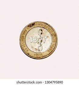 Limited Edition British £2 Coin Commemorating The Abolition Of Slavery In The British Empire