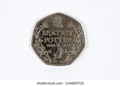 Limited Release Beatrix Potter Fifty Pence Coin