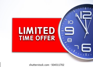 LIMITED TIME OFFER Concept