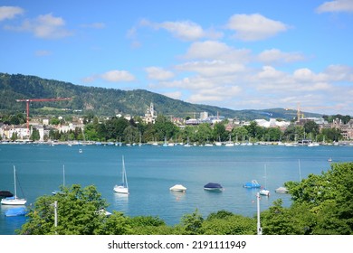 Limmat River In Zurich, Switzerland