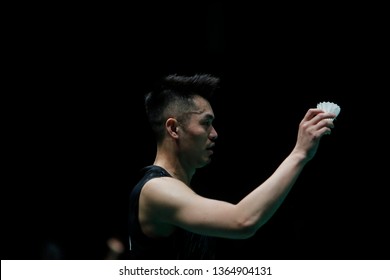 Lin Dan of China in action on day six of the Badminton Malaysia Open at Axiata Arena on April 07, 2019 in Kuala Lumpur, Malaysia