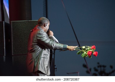 LINCOLN, CA - August 1: Johnny Gill Of New Edition Performs At Thunder Valley Casino Resort In Lincoln, California On August 1, 2014