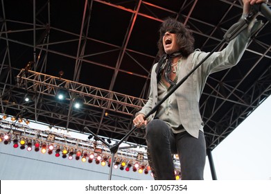 LINCOLN, CA - JULY 6: Kelly Hansen With Foreigner Performs At Thunder Valley Casino Resort In Lincoln, California On July 6, 2012