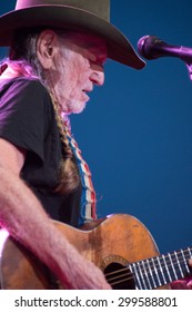 LINCOLN, CA - June 17: Willie Nelson performs at Thunder Valley Casino Resort in in Lincoln, California on June 17, 2015