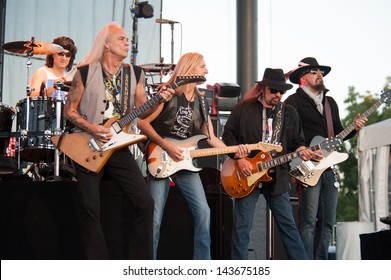 LINCOLN, CA - June 22: Lynyrd Skynyrd performs at Thunder Valley Casino and Resort in Lincoln, California on June 22, 2013