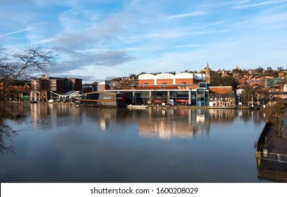 Lincoln City, UK 12/23/2019 Waterfront Facilities On A Clear Day