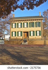 Lincoln Home National Historic Site In Autumn, Springfield, Illinois