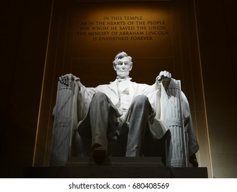 Lincoln Memorial At Night