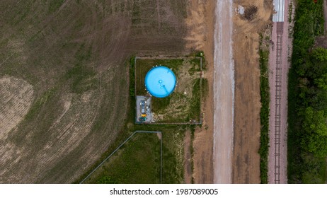 Lincoln NE Water Tower Aerial