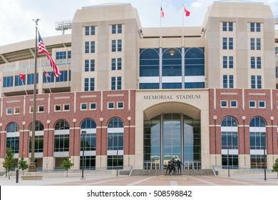 LINCOLN, NE/USA - OCTOBER 2, 2016: Memorial Stadium on the campus of the University of Nebraska, home of the Nebraska Cornhuskers football team.