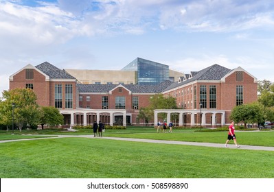 LINCOLN, NE/USA - OCTOBER 2, 2016:  The Esther L. Kauffman Academic Residential Center on the campus of the University of Nebraska.