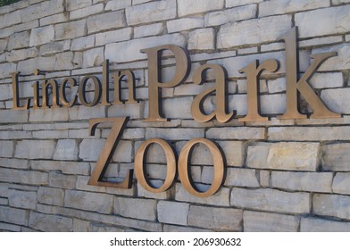 Lincoln Park Zoo, Chicago,  IL Sign On July 23rd, 2014