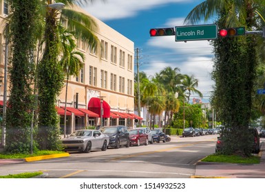 Lincoln Road Miami Beach Pedestrian Crosswalk