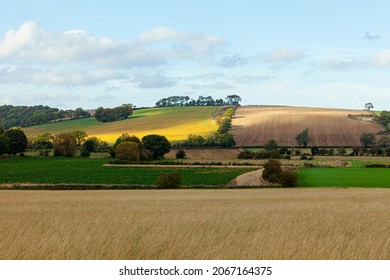 Lincolnshire Wolds countryside background landscape