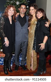 Linda Kasem, Mike Kasem, Kerri Kasem, Raven Kane Campbell At The James Barbour Holiday Concert, Renaissance Hotel, Hollywood, CA 12-16-11