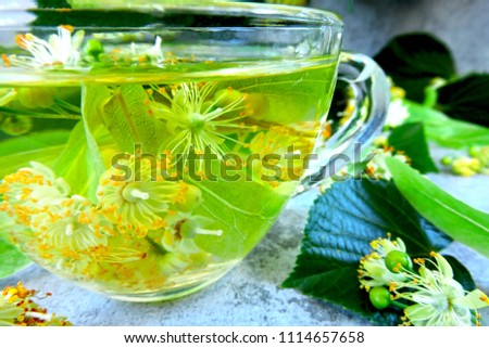 Similar – Image, Stock Photo Cup with yellow herbal tea