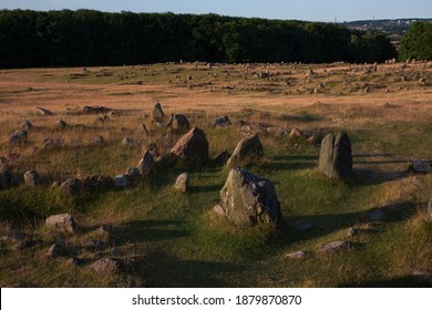 Lindholm Høje Viking Burial Ground Near Aalborg In Denmark