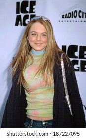 Lindsay Lohan At Premiere Of ICE AGE, NY 3/10/2002