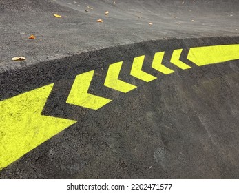 Line Arrow On Pump Track