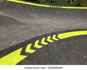 Line Arrow On Pump Track