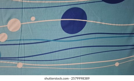 line and circle patterns on a flat surface