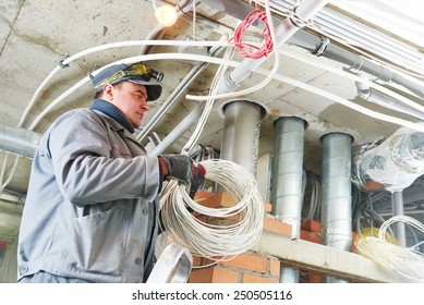 Electrical Wires Images, Stock Photos & Vectors | Shutterstock switchboard wiring the worker 