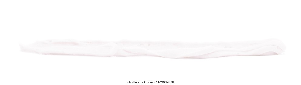 Line Of Frosting Cream Isolated