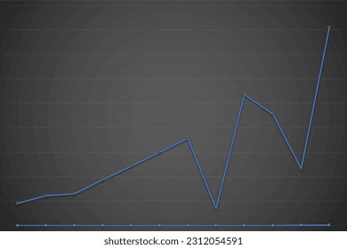 Line graph on a grey background