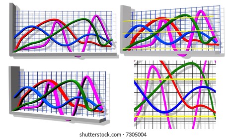 Line graphs in 3D
