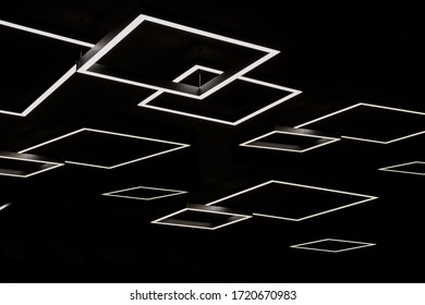 Line Light Background Rectangular  Black and Withe 