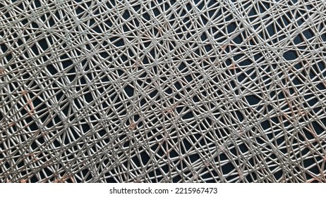 Line On Plastic Table Mat Texture Background