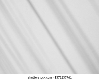 Line Shadow On White Wall Background