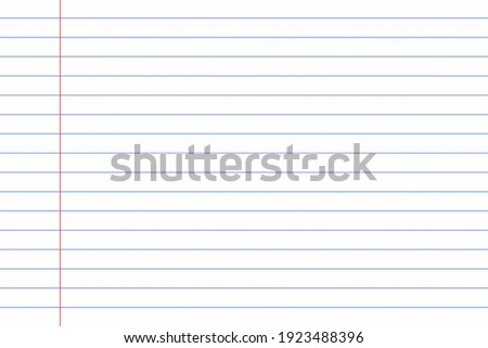 Lined notebook paper for background
