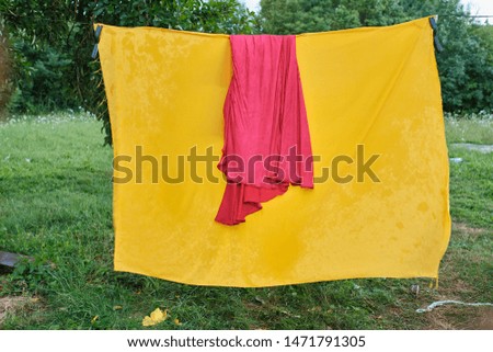 Similar – Image, Stock Photo washing day Colour photo