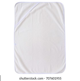 Linens for kids, baby linens, children's linens isolated on white background