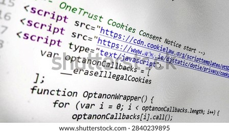 lines of computer code on a screen