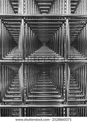 lines and forms that create recursion. a beautiful optical phenomenon that hypnotizes and soothes the eye. meditative image