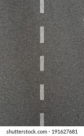 Lines And Lane Markings On The On Asphalt Road Surface Texture