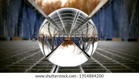 Image, Stock Photo road movie 01 Railroad