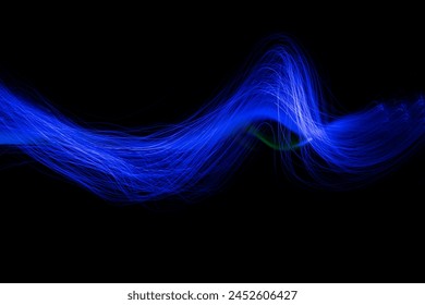 lines of light in the dark