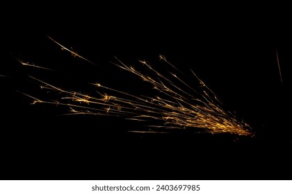 lines of light. sparks in the dark - Powered by Shutterstock